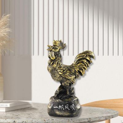 Statue Desktop Ornament 9.7×5×15cm for Living Rooms, Studies Versatile Realistic Texture Animal