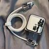 Crayon Shin-Chan Charger Case Cable Cover For Iphone 18W/20W Fast Charger Cover Data Cable Head Bite Winder Protector Shell