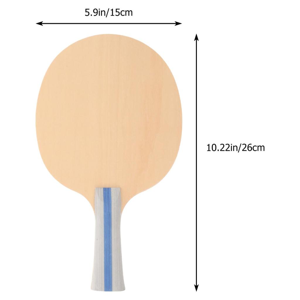 COOLHIYA Table Tennis Made of Suitable for Children and Interactive Training Racket, Lightweight, Non-Slip Grip, Basswood, Durable, Indoor/Outdoor