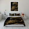 Golden celestial bearded face. Bedding sets Duvet cover sets Duvet covers Pillowcases(1 * Duvet Cover 2 * Pillowcases without duvet insert)