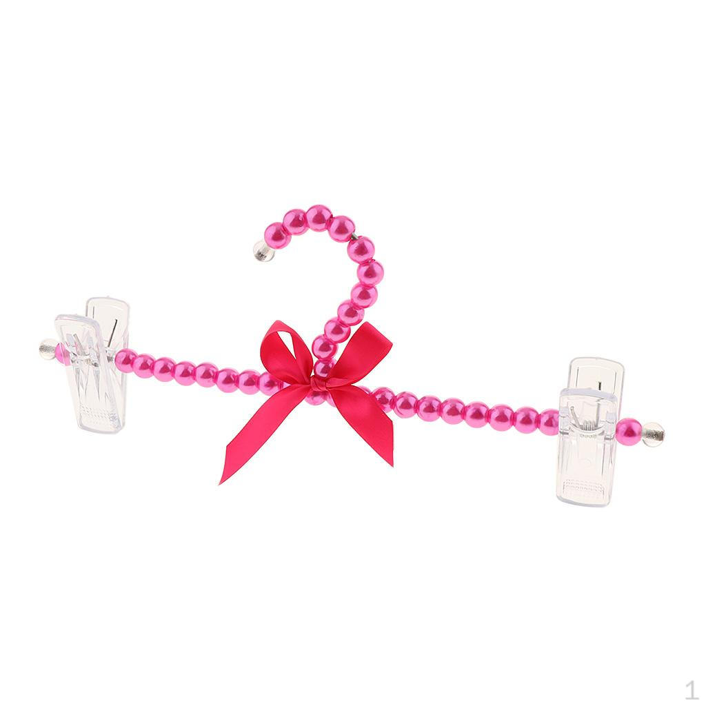 30cm Pearl Bowknot Hangers Adult Clothes Coat Fashion