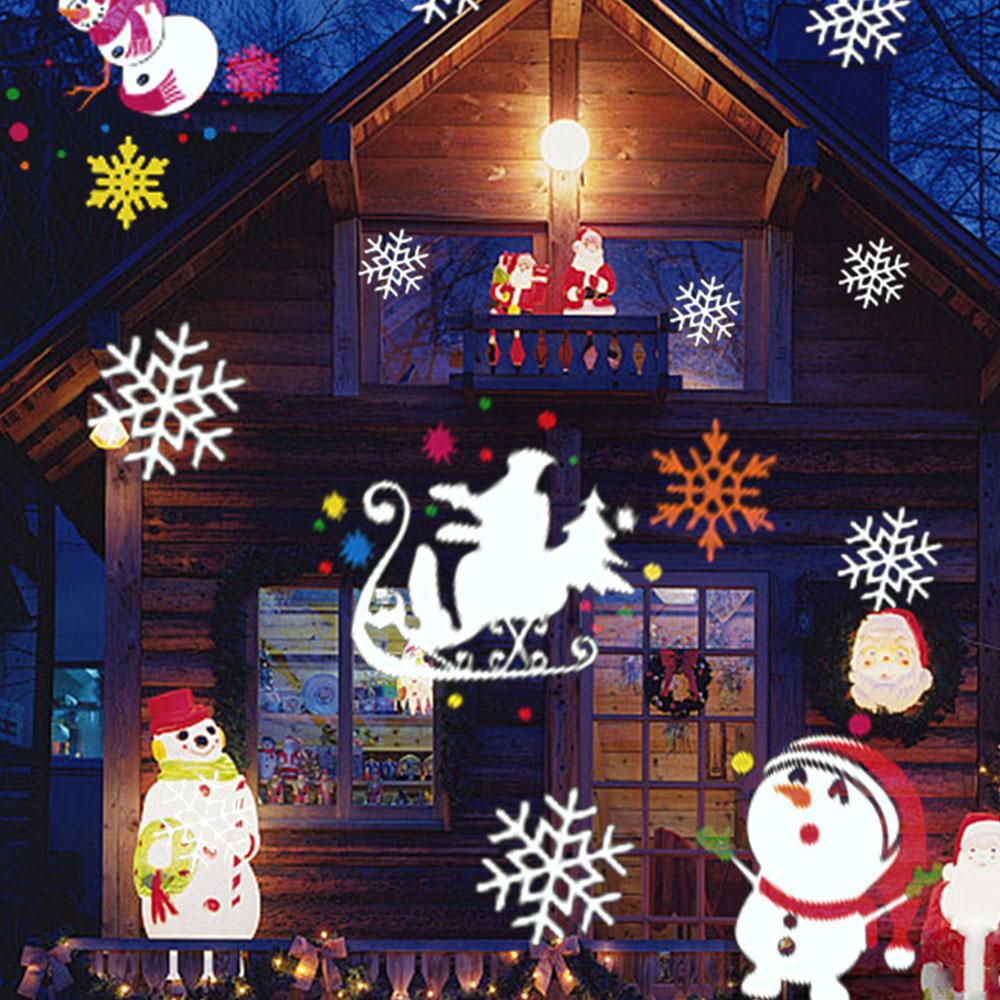 USB Christmas Projection Light Rotatable Dynamic Astronaut Projector Night Lights for New Year Party Decor