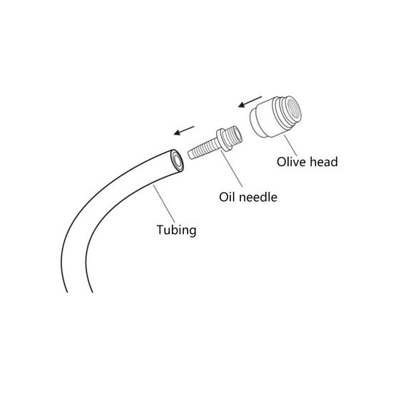 10 buc. GUB 593 Bicicletă hidraulică frână disc ulei ac măsline cap costum pentru SRAM Stealth-a-majig