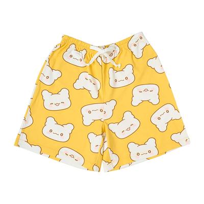 608203 Hanamaru Cotton Shorts, Obake, 65% Polyester, 35%