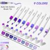 ROSYMENG 126/9 Colors Acrylic Paint Marker Pens Soft Brush Professional Drawing Pens PK LANGUO School Stationery Art Supplies