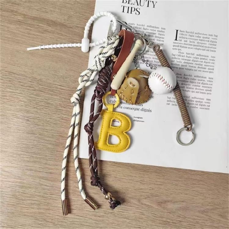 Sturdy Climbing Rope Keychain with Color Baseball Designs Suitable for Daily Commute and Outdoor Adventure Daily Use