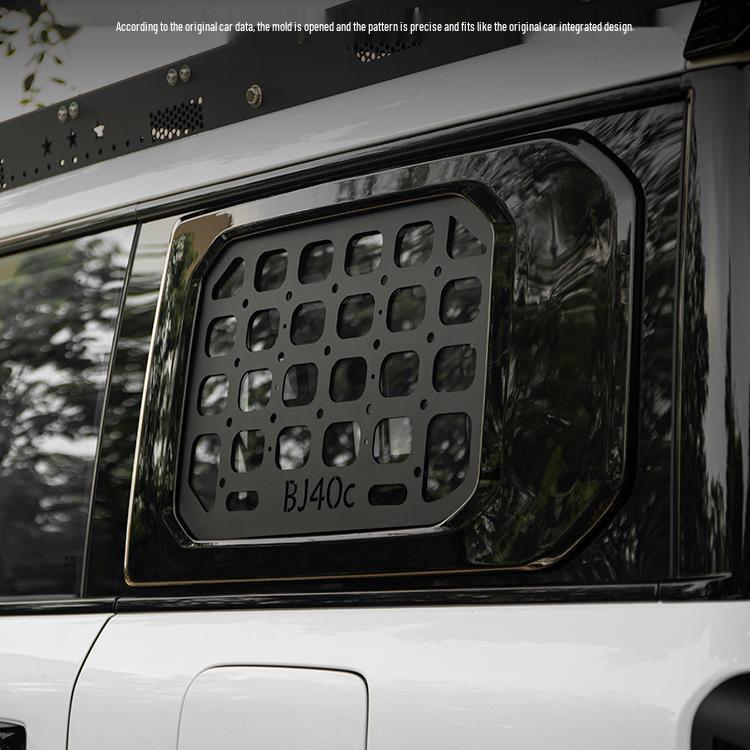 BJ40 City Hunter D-Pillar Blackout Trim Sticker - Black Warrior Edition