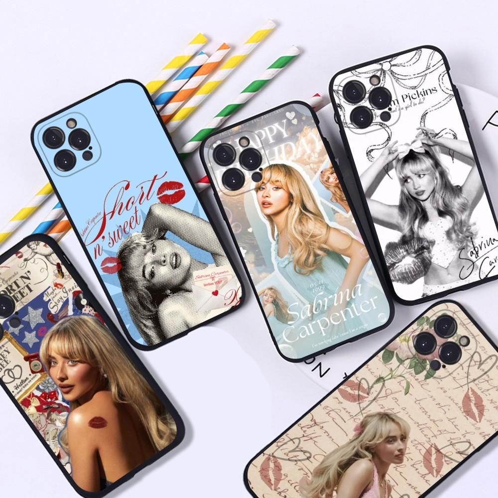 Singer S-Sabrina C-Carpenter Phone Case For IPhone 16 15 14 11 12 13 Mini Pro XS Max Cover 6 7 8 Plus X Funda Shell
