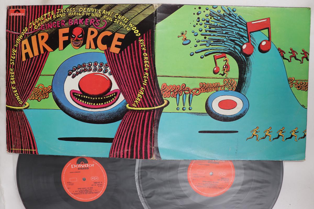 

LP Record GINGER BAKERS AIR FORCE Ginger Bakers Air Force 2662001 POLYDOR 1970 UK Jazz Used