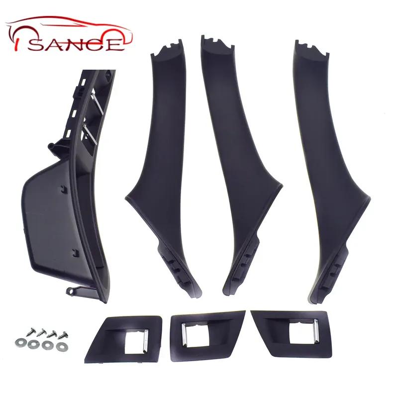 Black Inner Door Panel Handle Pull Trim Cover 51417225873,51417225851,51417225852,51417225890 For BMW 5 Series F10 F11 10-16