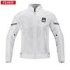 FEHER Summer Mesh Motorcycle Jacket: Breathable, Anti-Fall Riding Suit for Men and Women