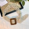 Meier Waist rope braided hemp rope waist chain thin belt women's hemp rope belt