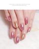 Solid Magic Mirror Powder: 6-Color Nail Salon Bright Eyeshadow Palette - Mermaid Fairy Aurora Outlining Powder