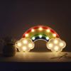 Nachtlicht Regenbogen Wandlampen Batteriebetrieben Für Kinderzimmer Dekor Kunststoff Tisch Party Dekorative LED Nachtlichtlampe