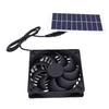 Solar Exhaust Fan with Solar Panel Heat Dissipation Ventilation Fan Set for Chicken Coop Greenhouse Shed Pet House