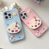 Cute Creative 3D Colorful Palette Phone Case for IPhone 13 14 15 16 Pro Max 15pro 15Plus Shockproof Silicone Lovely Back Cover