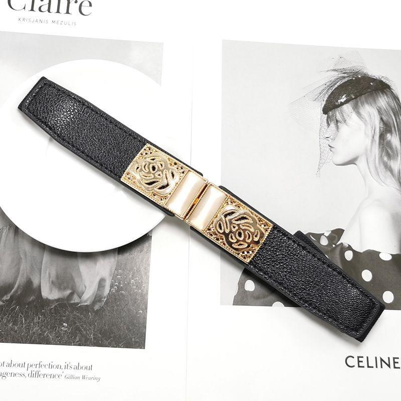 Stylish Waist Belt For Women Fashionable Dress Accent Versatile Elastic Design Available In Multiple Colors And Patterns