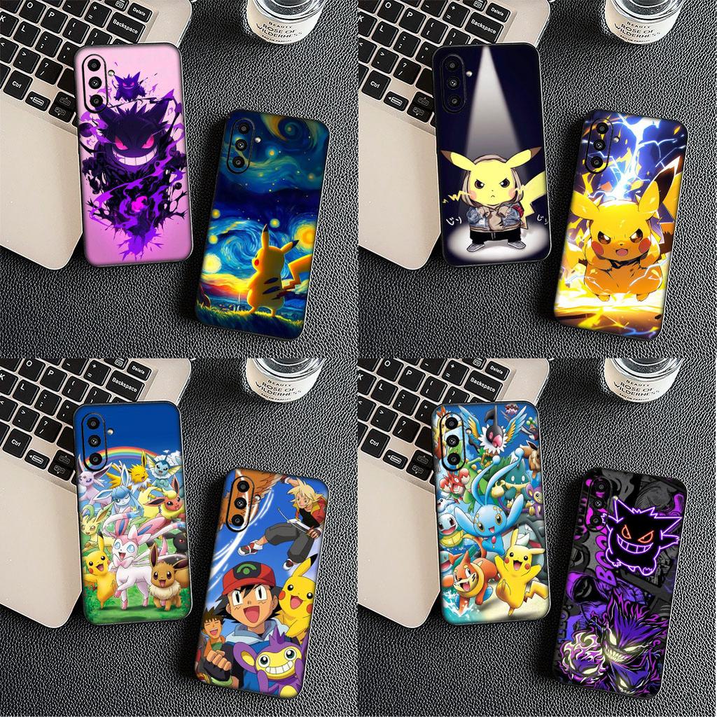 For Motorola Moto Edge 50 30 One Fusion 40 Neo Ultra Pro 20 Lite G50 G85 G84 E15 E14 Phone Case Gengar P-Pikachus P-Pokemons GO
