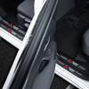 Car Carbon Fiber Door Sill Sticker Auto Protector Strip Waterproof For Mitsubishi Accessories Lancer Outlander ASX Colt I200 Ex