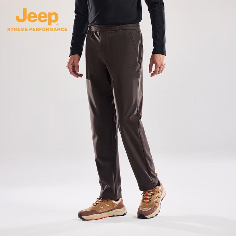 JEEP Men s Fleece-Lined Softshell Pants 4XL