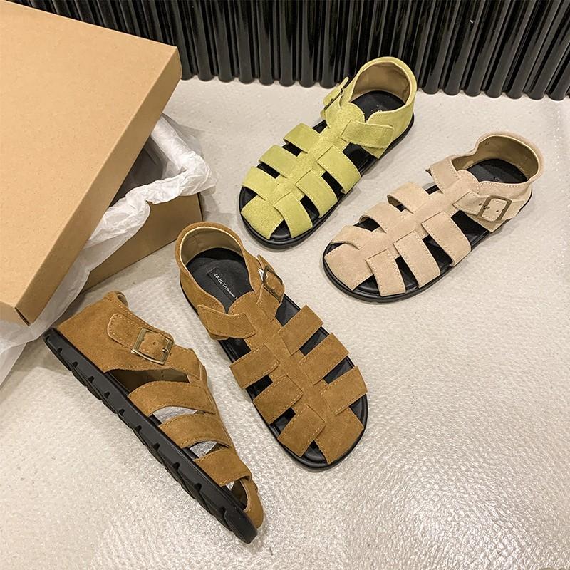 Fashion New Women Shoes Sandalias Summer Hollow Breathable Casual Shoes Zapatos Large Size 43 Flat Sandals Zapatos Para Damas En Oferta