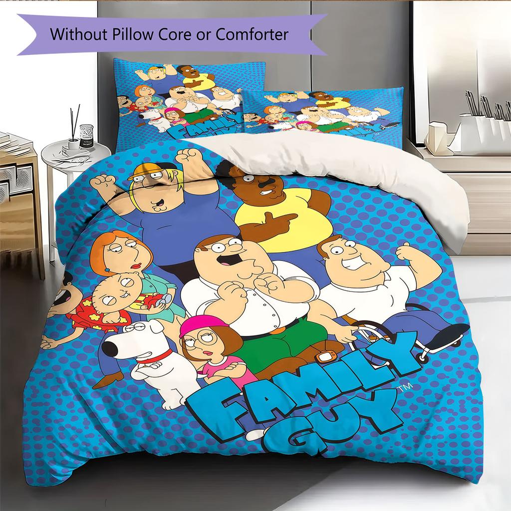 Griffin Pattern Bedding Home Decoration Birthday Gift ( 1 duvet cover + 2 pillowcase, without core),fan merchandise.