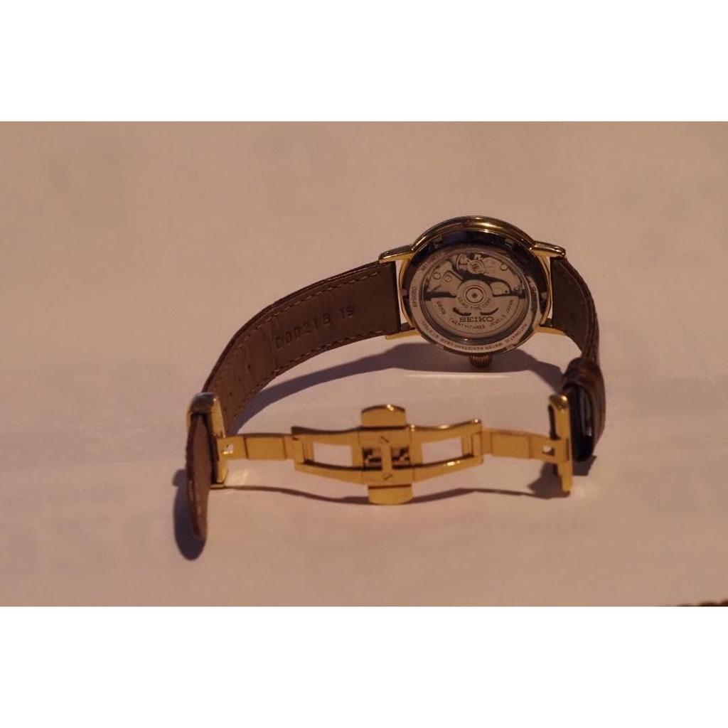 Used SEIKO Automatic Gold Watch 6r15-00v0