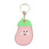 Bamen Bug Club Cartoon Access Control Card Leather Case Keychain Creative Cute Girl Key Pendant Bag Hanging Personalized Gifts