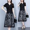 Chic Floral Two-Piece Dress Set