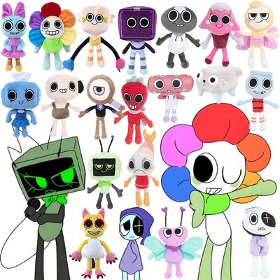 Dandy's World Plush Toys Horror Game Dandy World Scrap Bonecos de pelúcia macios Cute Boxten Poppys Almofada de pelúcia para crianças Presentes de Natal