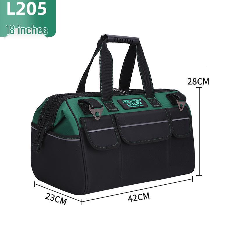 Green Forest Large Multi-functional Tool Bag – Oxford Cloth Electrician and Repair Storage Pouch