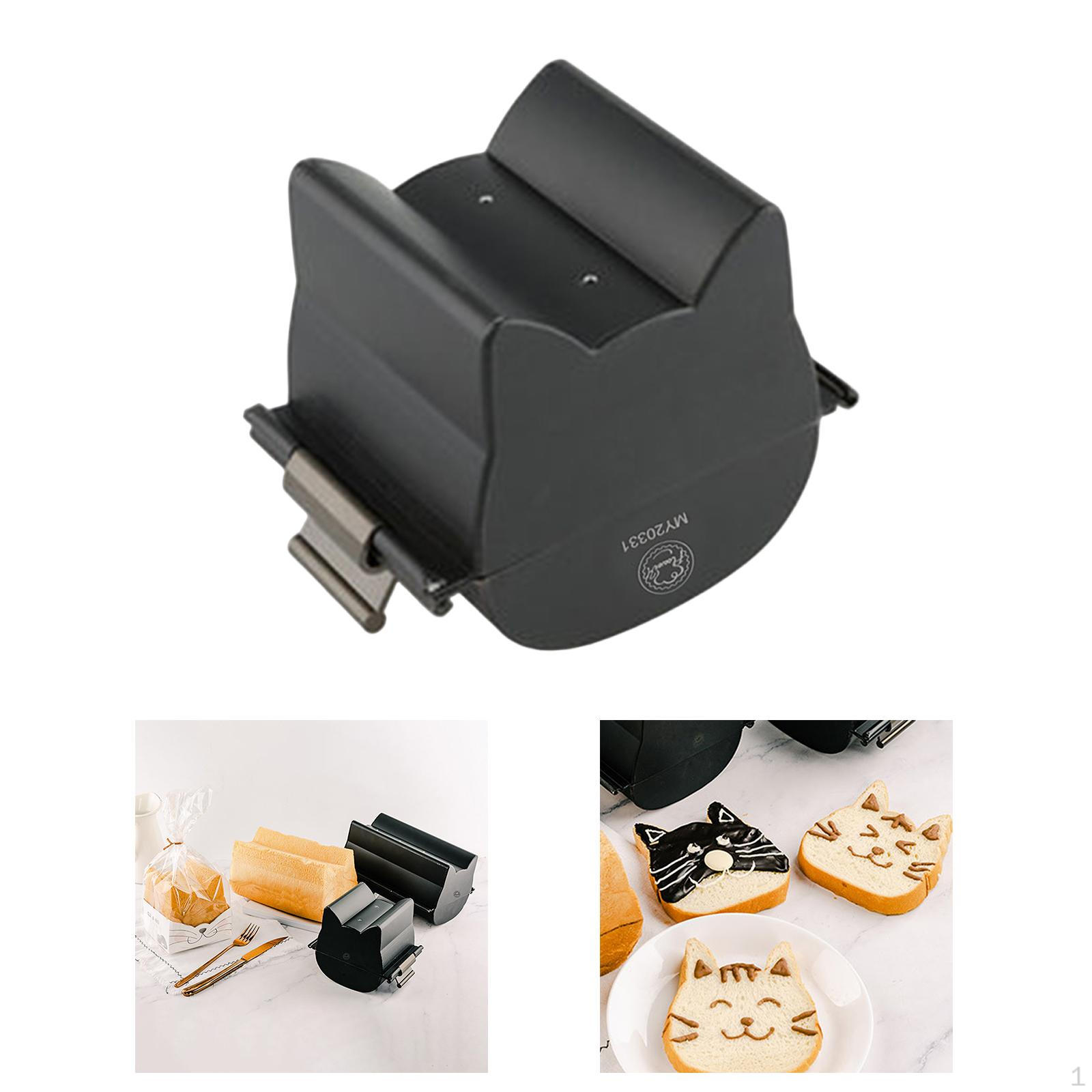 

Форма для хлеба в виде кошки, многоразовая, прочная, с антипригарным покрытием, модель для буханки, жестяная Small