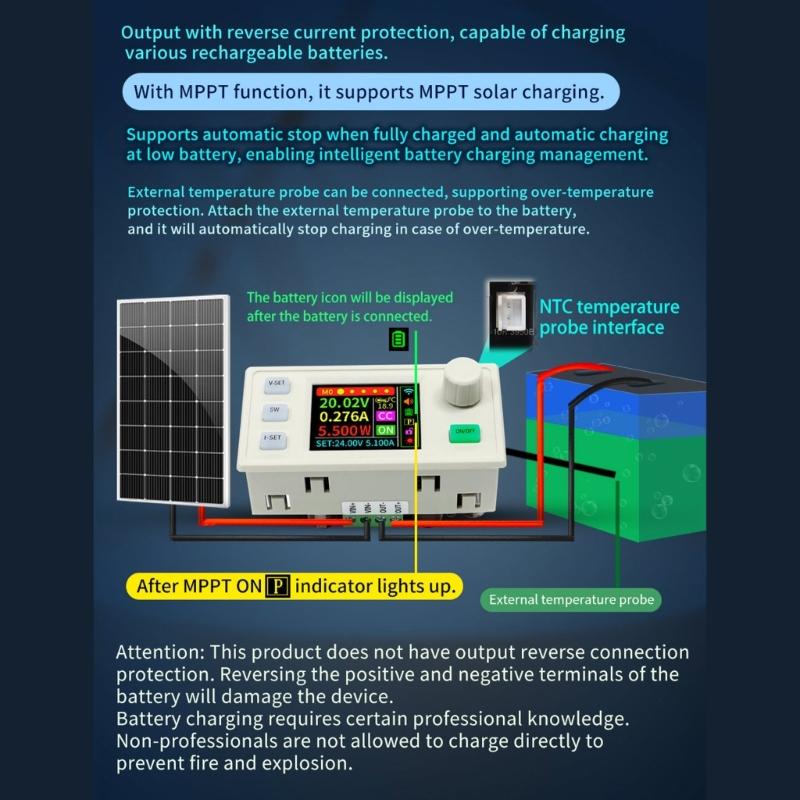 Regulated Power Supply Converter 0~40V 60W Step Down Stabilized Voltages Current Regulator Step Down Module Enduring