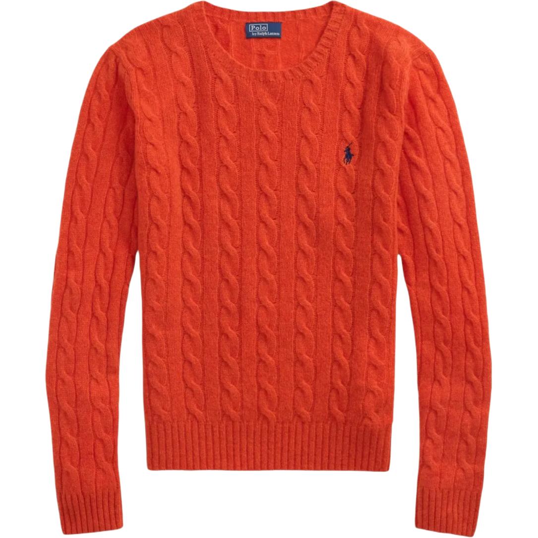 

Polo Ralph Lauren Однотонный Пуловер Круглый Вырез Длинный Рукав Вязаный Свитер Женский свитер 211971865-010 S