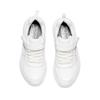 Skechers Girls Synthetic Leather Velcro Lightweight Versatile Classic Sports Shoes Shock Absorbing Comfortable School Sneakers 302644L-WHT