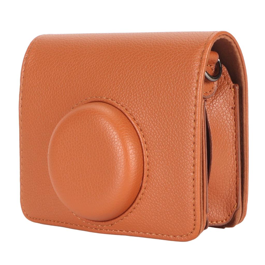 Für     Kameratasche Retro PU-Leder Schutzhülle für     für       Kamera mit abnehmbarem Schultergurt