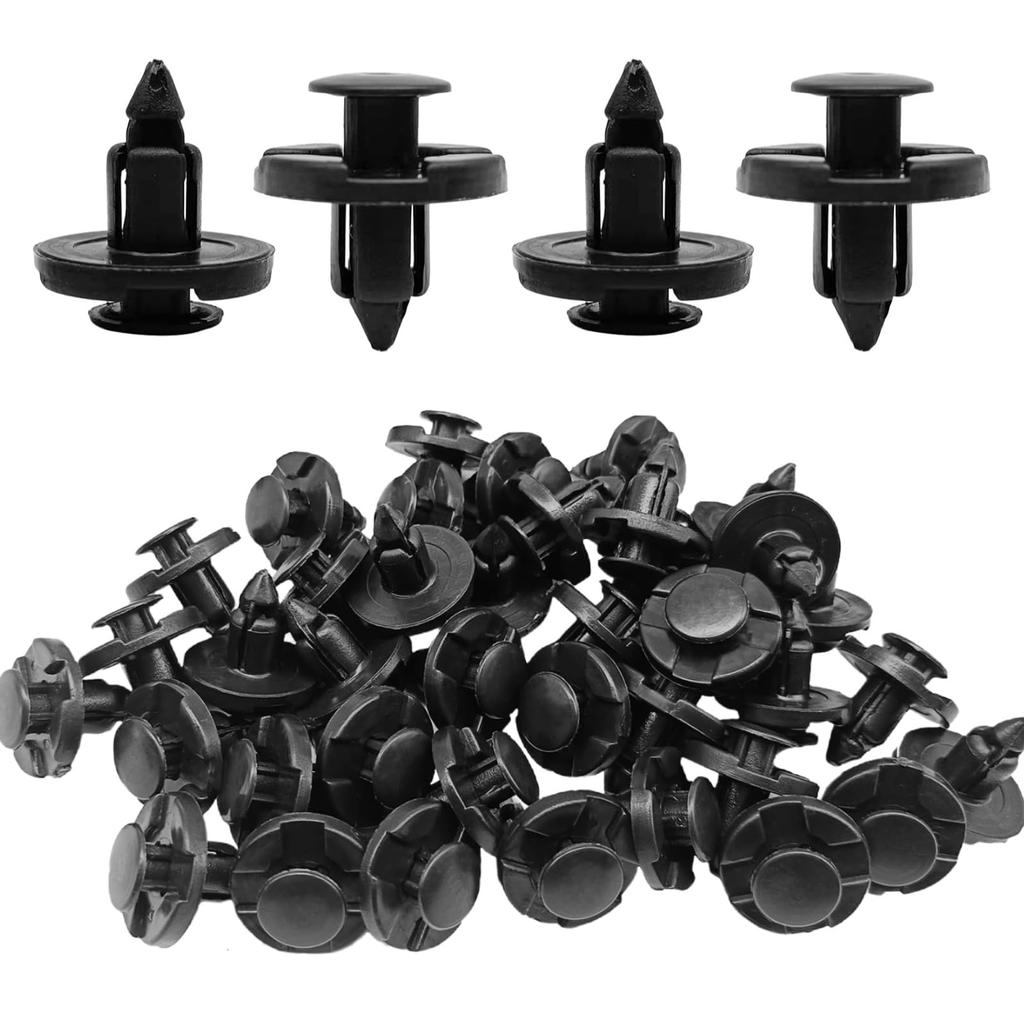 aninako 100pcs 8mm Hole Rivet Fastener Clips for Nissan Toyota Clips for Daihatsu Mazda