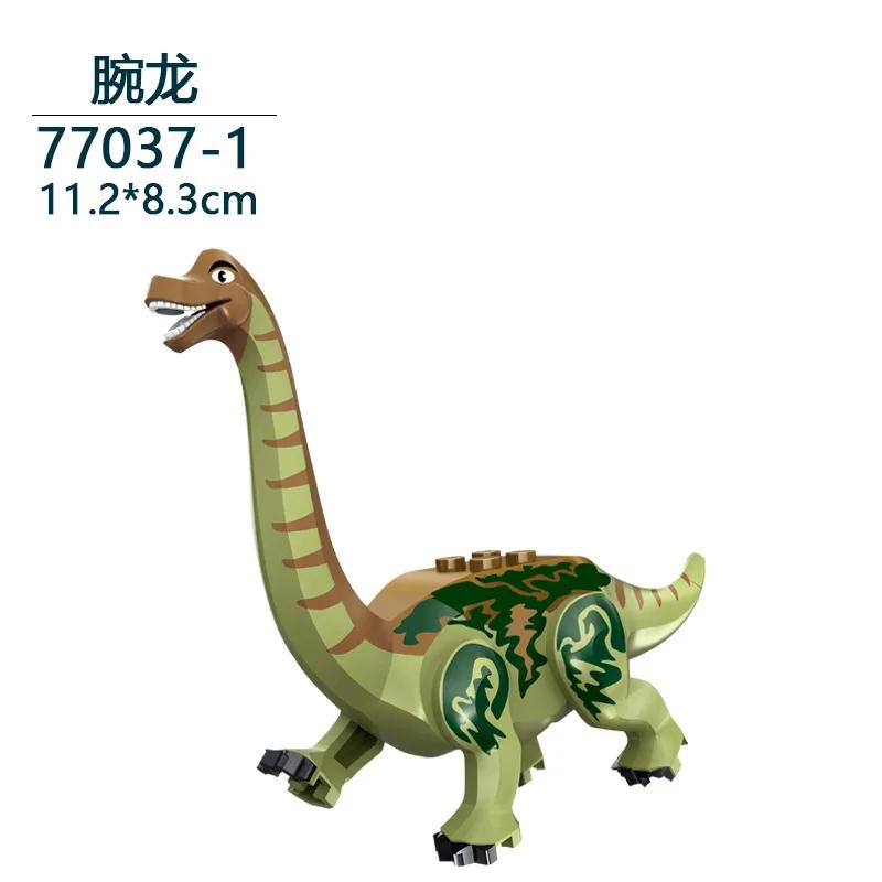 Dinosaur Jurassic World Tyrannosaurus Rex Velociraptor Tyrannosaurus Building Blocks Animal Toys Building Blocks Children's Gift