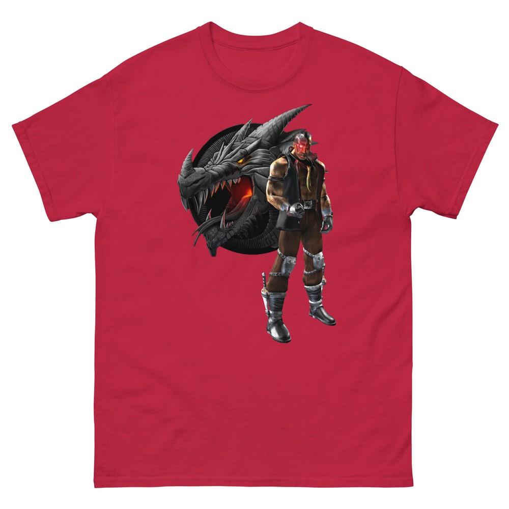 

Gildan, Kano Mortal Kombat Tee, Shaolin Monks Render, Black Dragon Kano Game Tee 4XL