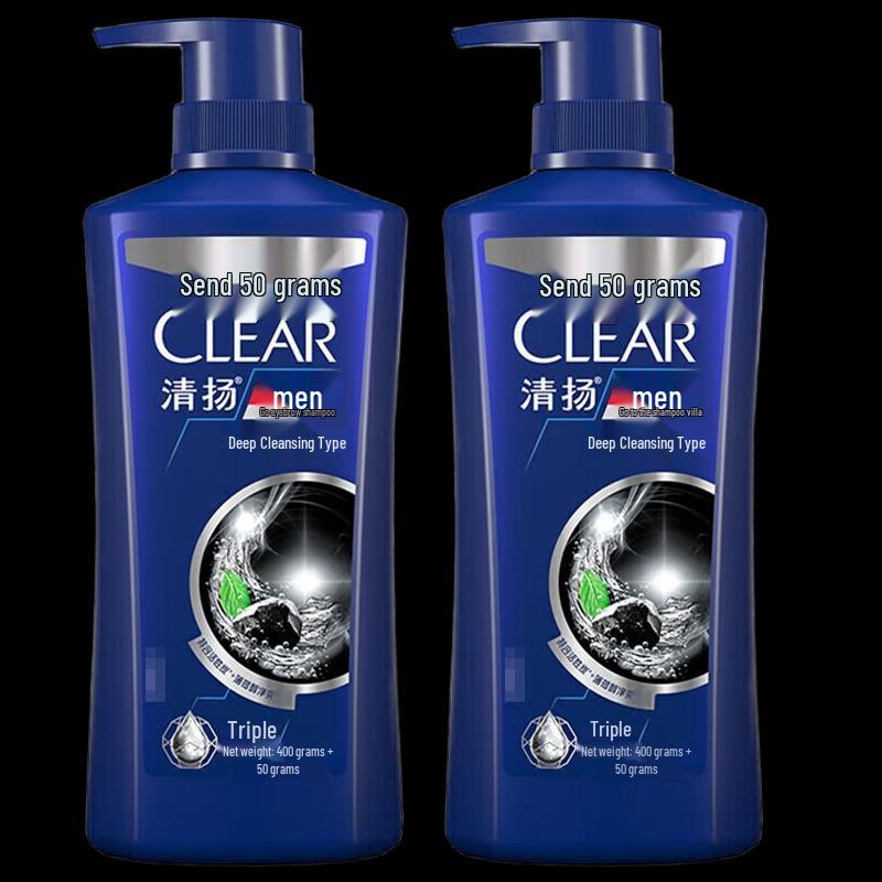 

Clear Men Anti-Dandruff Deep Cleanse Shampoo Twin Pack