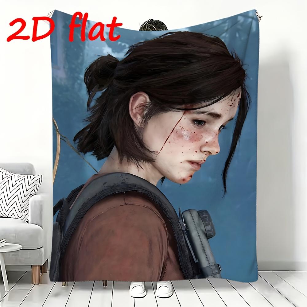 Large Anime Character Art Throw Blanket 150X200Cm Cozy Gift For Manga Gaming Bedroom Decor Illustration