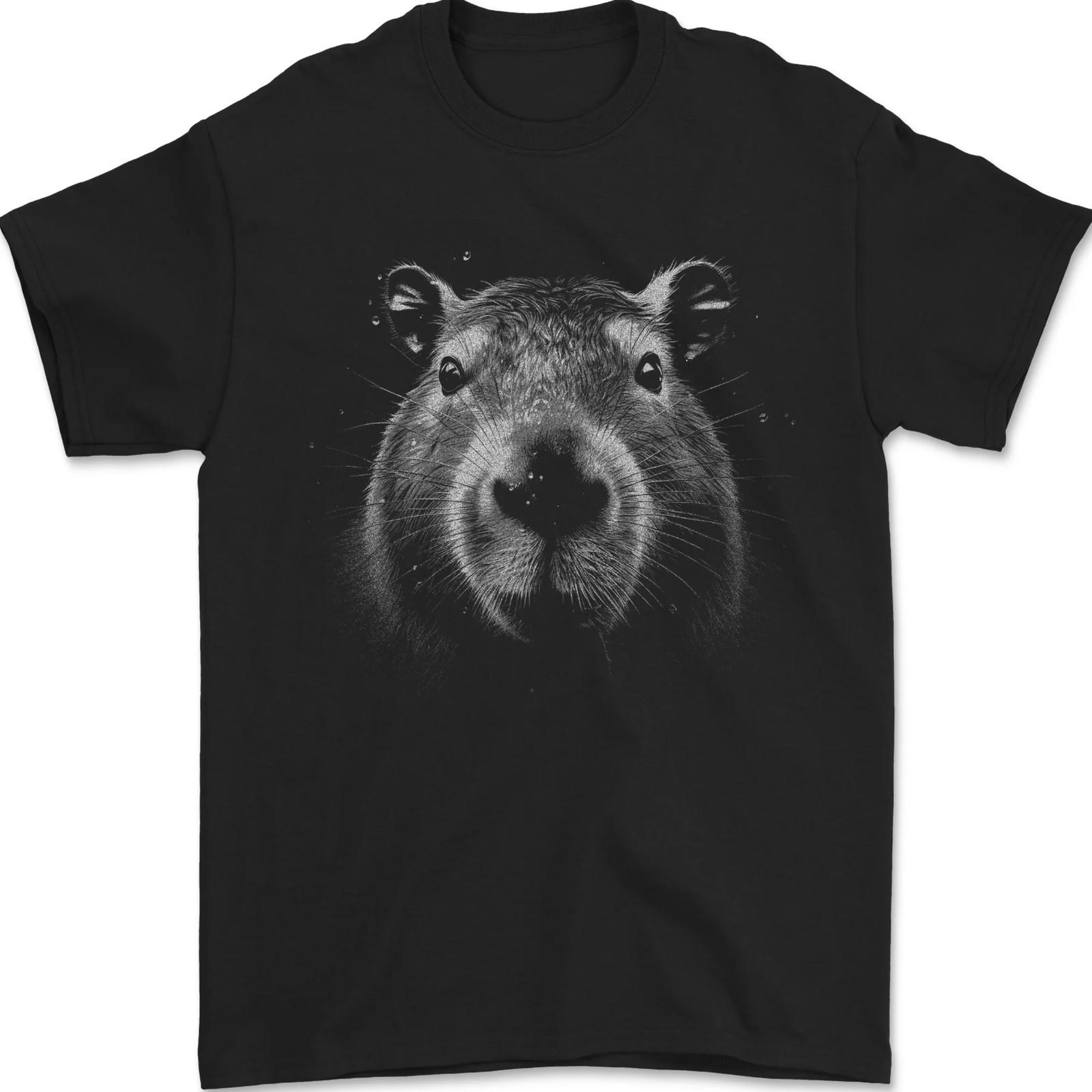 26 A Cool Capybara Mens T-Shirt 100% Cotton Unisex T-Shirt XXL