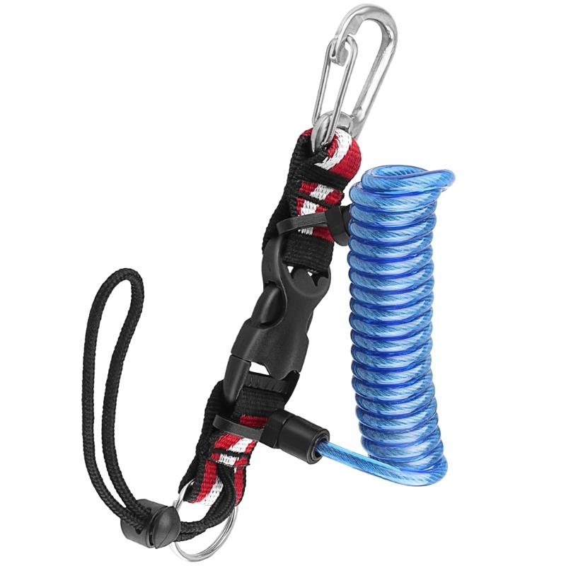 

Retractable Diving Flag Safety Tethers Scubas Diving Lanyard Webbings Strap for Secure Attachments of Cameras