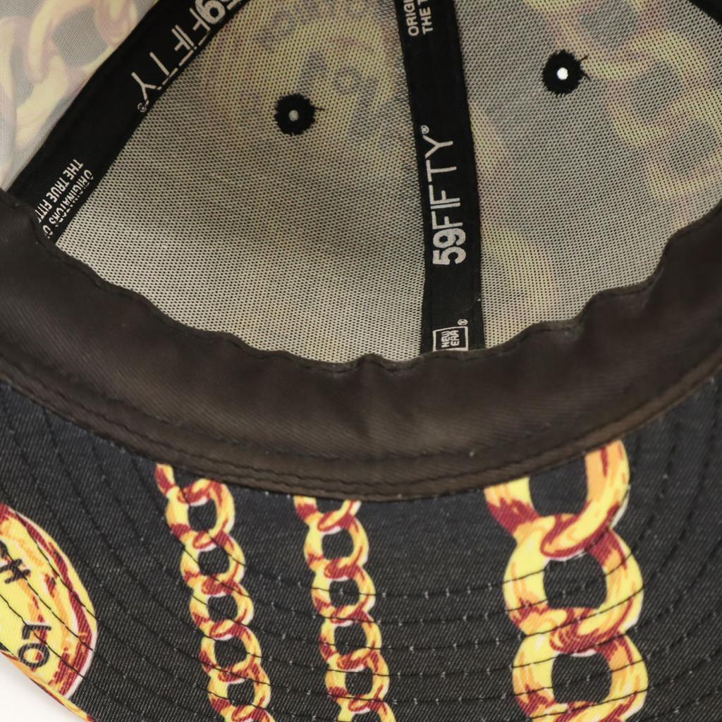 NEW ERA JOYRICH Collaboration 59FIFTY cap 71/2 59.6 Black Men's Used