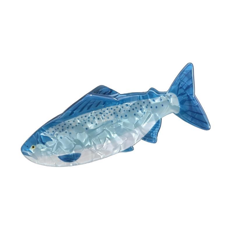 Acrylic Fish Hair Claw Clip Non Slip No Hair Damage Comfortable Grip Fits Thick Thin All Hair Types Women