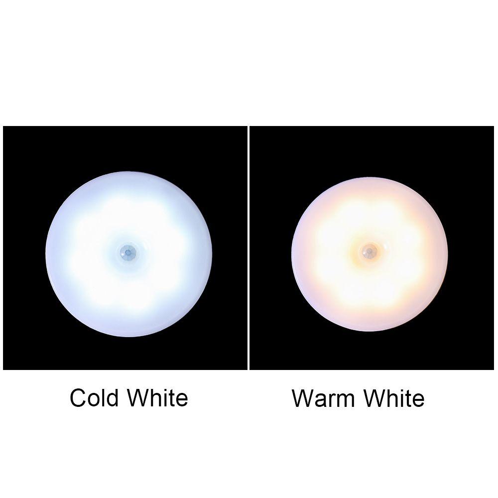 Cabinet Bedroom Wall-Mounted USB Rechargeable Motion Sensor Human Body Induction Lights LED Wireless Night Light