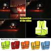 High Visibility Safety Vest Custom Your Logo For Free Protective Workwear With Reflective Strips Outdoor Work Traffic Vests