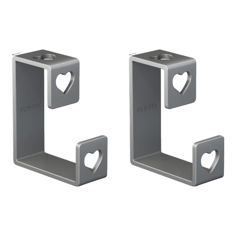 JINGRUIXIANG No-Drill Stainless Steel Wall-Mounted Basin Rack