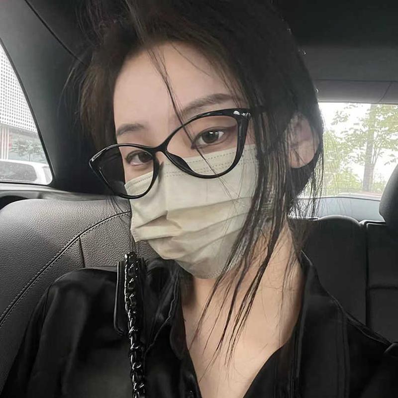 New Black Computer Glasses Frame Women Anti Blue Light Cat Eye Eyewear Blocking Glasses Optical Spectacle Eyeglass for Female