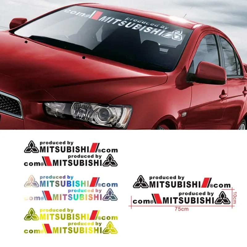 3D Reflektierende Auto Laser Emblem Aufkleber für Mitsubishi Lancer 9 10 ASX L200 Pajero Mirage Montero Outlander Eclipse Ralliart